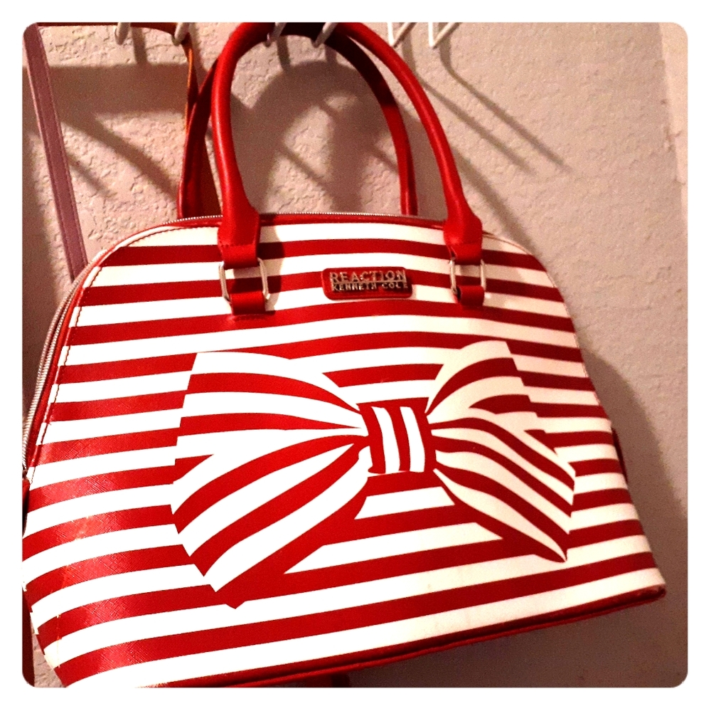 Red Striped Ladies Purse